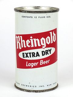 1950 Rheingold Lager Beer 12oz Flat Top 124-04