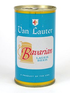 1969 Van Lauter Bavarian Lager Beer (Detroit) 12oz Tab Top T133-12