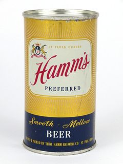 Beautiful 1953 Hamm's Preferred Beer 12oz Flat Top 79-20