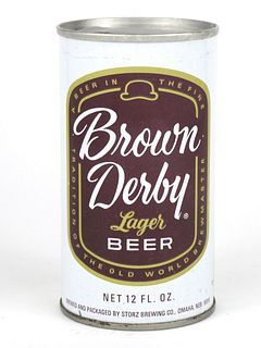 1967 Brown Derby Lager Beer 12oz Tab Top T46-27