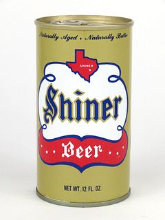 1969 Shiner Beer 12oz Tab Top T124-21