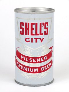1970 Shell's City Pilsener Premium Beer 12oz Tab Top T124-17