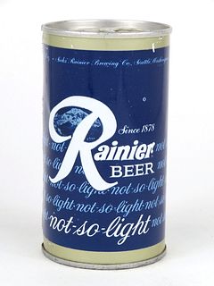 1969 Rainier Not-So-Light Beer 12oz Tab Top T112-11