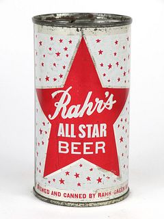 1967 Rahr's All Star Beer 12oz Flat Top 117-21