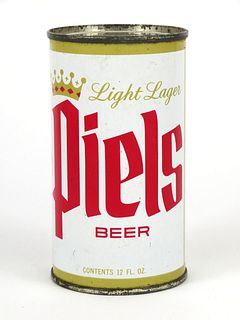 1956 Piels Light Lager Beer 12oz Flat Top 115-22