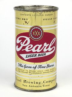 1957 Pearl Lager Beer 12oz Flat Top 112-39