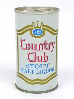1971 Country Club Stout Malt Liquor 12oz Tab Top T57-26.1