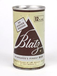 1966 Blatz Beer 12oz Tab Top T43-06