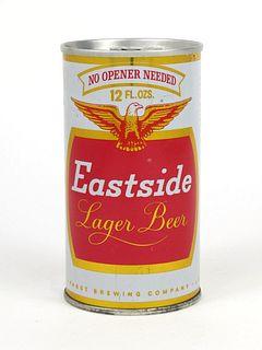 1968 Eastside Lager Beer "No Opener Needed" 12oz Tab Top T60-39