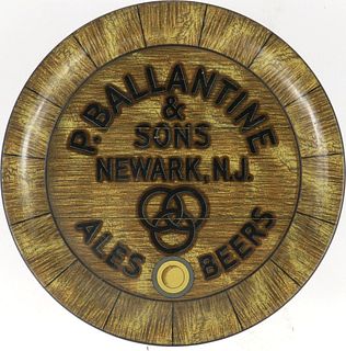 1915 Ballantine's Ales/Beers  Tip Tray 