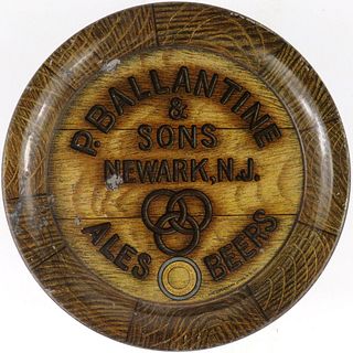 1914 Ballantine Beer Newark 250th Anniversary Tip Tray 