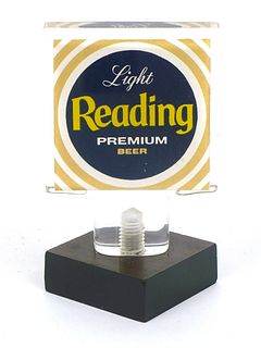 1965 Reading Premium Beer  Acrylic Tap Handle 