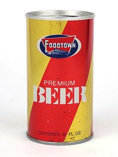 1968 Foodtown Premium Beer 12oz Tab Top T65-30