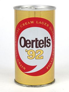 1970 Oertel's '92 Beer 12oz Tab Top T99-01