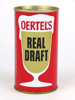 1969 Oertel's Real Draft Beer 12oz Tab Top T99-06