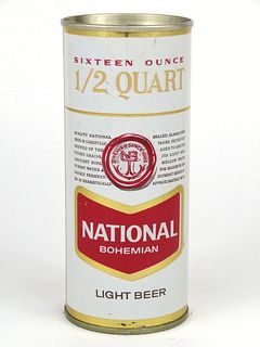 1970 National Bohemian Light Beer 16oz  One Pint Tab Top T157-31
