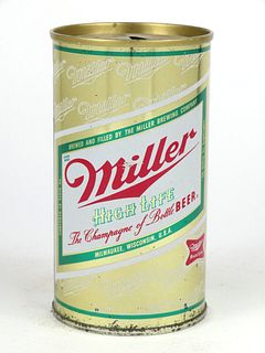 1965 Miller High Life Beer 12oz Tab Top T94-16
