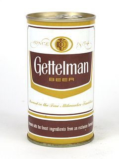 1969 Gettelman Beer 12oz Tab Top T68-06