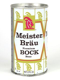1969 Meister Brau Bock Beer 12oz Tab Top T92-27
