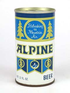 1967 Alpine Beer 12oz Tab Top T32-32