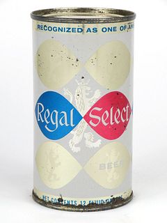 1962 Regal Select Beer 12oz Flat Top 121-18