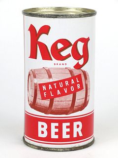 1957 Keg Beer 12oz Flat Top 87-24