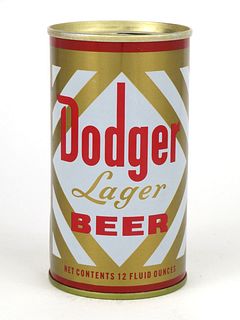 1968 Dodger Lager Beer 12oz Tab Top T59-05