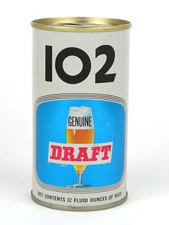 1968 102 Genuine Draft Beer 12oz Tab Top T104-24