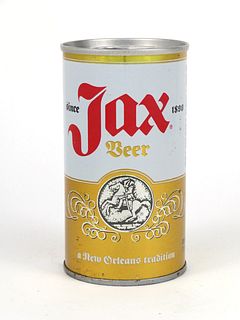 1972 Jax Beer 12oz New Orleans Tab Top T83-07