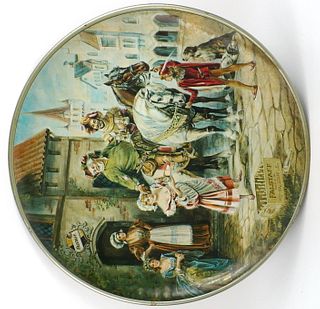 1971 Falstaff Beer 24 inch Charger "Greeting at the Inn"