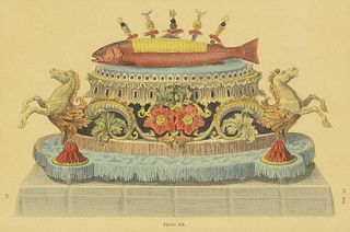 A set of fourteen Dubois & Bernard coloured lithographic prints,
