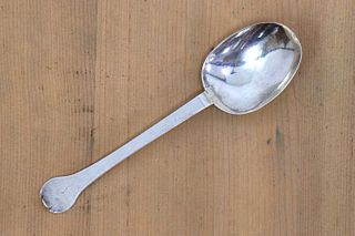 A Charles II silver trefid spoon,