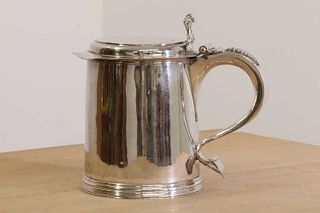 A William and Mary silver tankard,