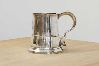 A George II provincial silver mug,
