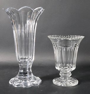 Two William Yeoward Crystal Vases