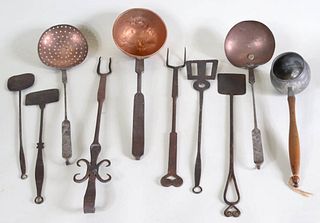 Iron, Steel, Copper and Pewter Cooking Utensils