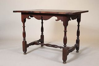 William and Mary Turned Tavern Table