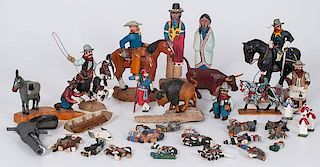 Folk Art Figurines by James McEnroe 