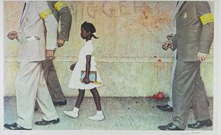 Norman Rockwell Collotype Ruby Bridges