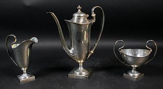 3 Piece Towle Sterling Coffee Set