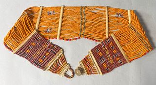 Vintage Konyak Naga Beaded Belt