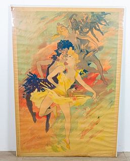Jules Cheret French Lithograph Poster