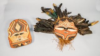 Two Teke Congo Masks