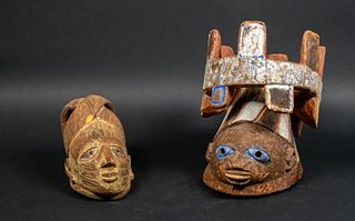 2 Yoruba Tribe Masks