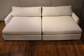 Sectional Two-Part Sofa, 20th C.