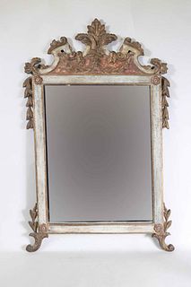 Italian Neoclassical Style Carved Mirror