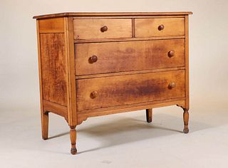 George III Style Maple Chest of Drawers