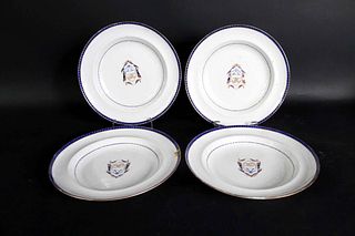 Set of Four Chinese Export Shallow Bowls