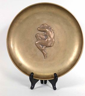 Tinos Bronze Bowl with Female Nude