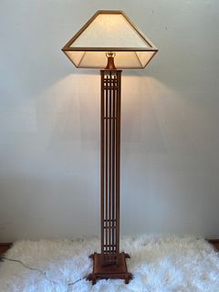 Arts and Crafts Style Floor Lamp Cherry Tree Designs